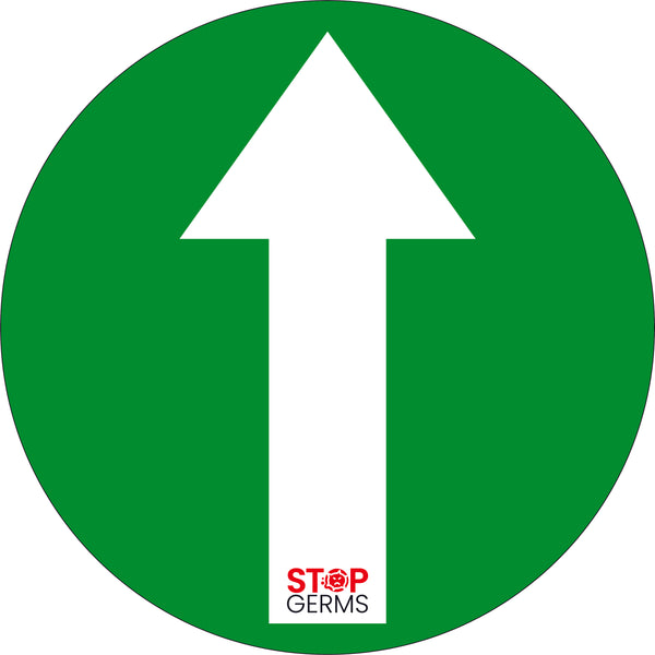 Autocollants de prévention: FLÈCHE DE DIRECTION (à partir de 6$/unité) - Stopgerms