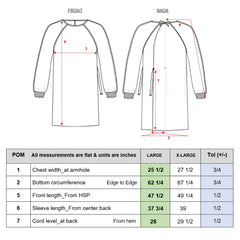 Washable medical isolation gown, level 2 (Package of 25 at $15/unit) - Stopgerms