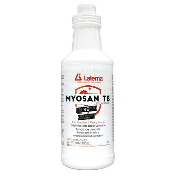 Désinfectant MYOSAN TB pour surfaces dures - format de 1L - Stopgerms