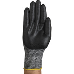 Gants de mousse de nylon Hyflex 11-801 , Calibre 15 - Gris, Noir - 1 Paire - Stopgerms