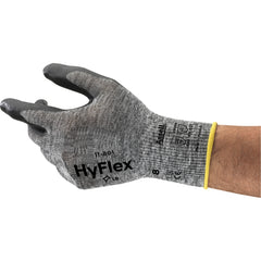 Gants de mousse de nylon Hyflex 11-801 , Calibre 15 - Gris, Noir - 1 Paire - Stopgerms