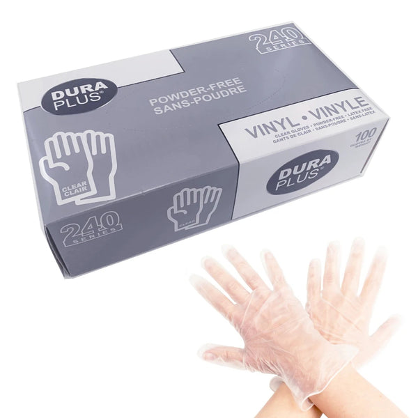 Vinyl gloves - Clear (100) - Stopgerms