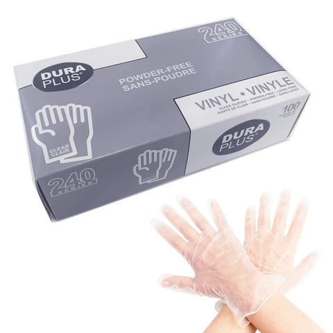 Vinyl gloves - Clear (100) - Stopgerms