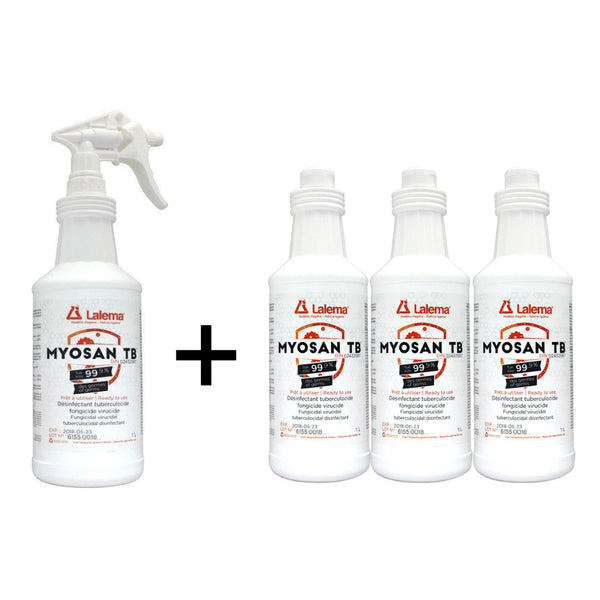 MYOSAN TB PROMO pour surfaces dures - format 1L x 4 - Stopgerms