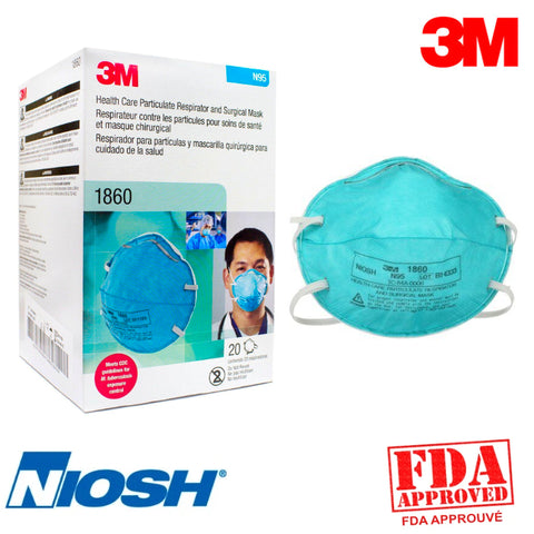 Masque N95-1860 3M Paquet de 20 - StopGerms
