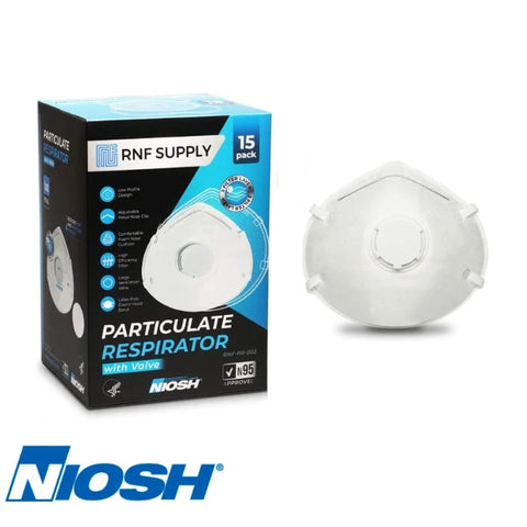 Masque N95 avec valve Paquet de 15 - StopGerms