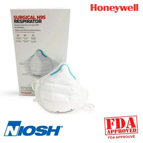 Masques N95-DC365 Honeywell Paquet de 20, Taille : Standard - StopGerms