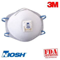 Masques P95 - 8271 3M (avec valve) Paquet de 10, Taille : Standard - StopGerms